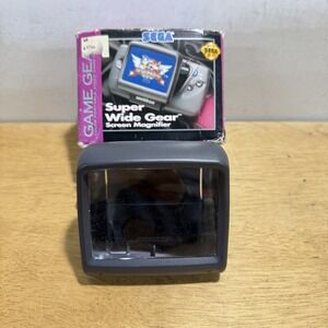 Sega Game Gear Super Wide Gear Screen Lens Magnifier Adapter in Box